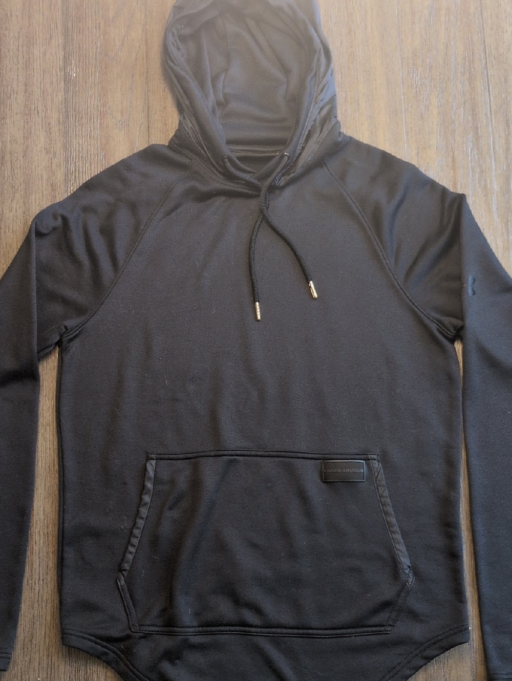 Under Armour Black Pullover Hoodie with Kangaroo Pocket
